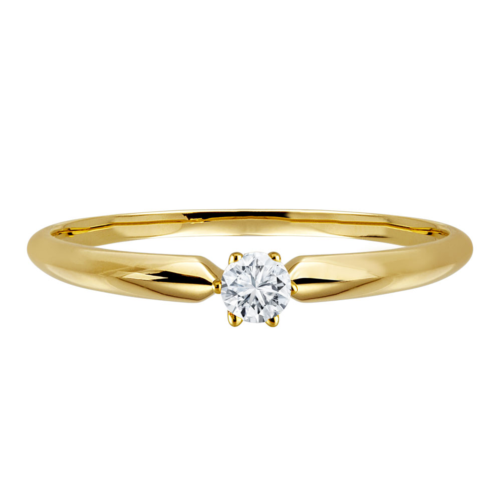 bellaluce Ring EH002295<br>Gelbgold mit Brillant