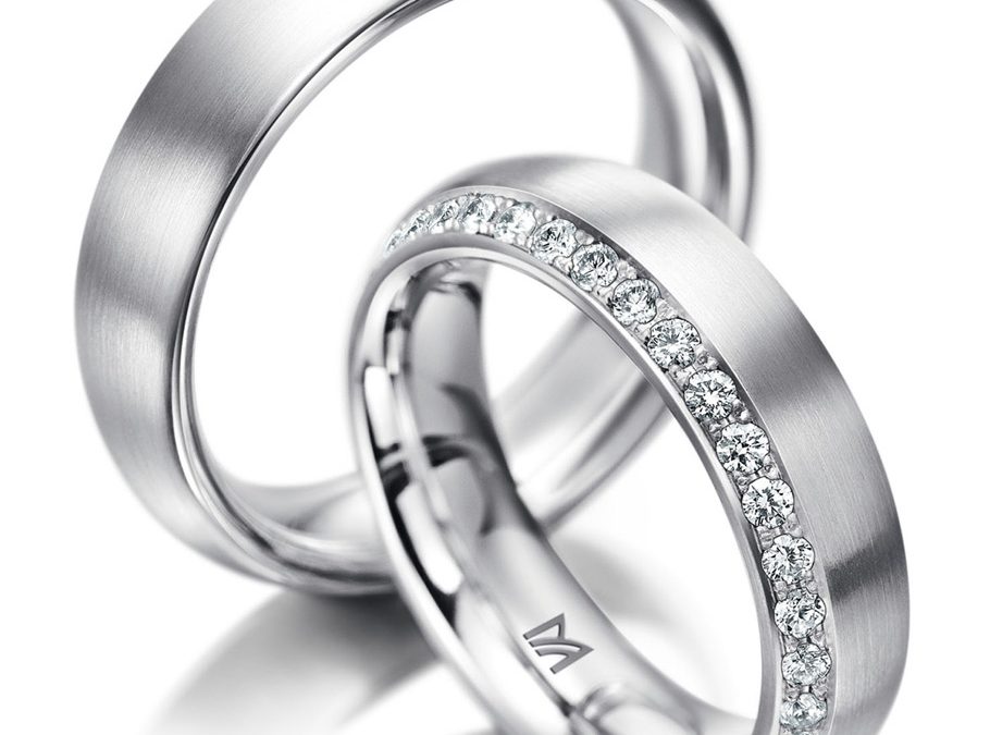 Meister Trauringe 112_8897Weissgold mit Brillanten