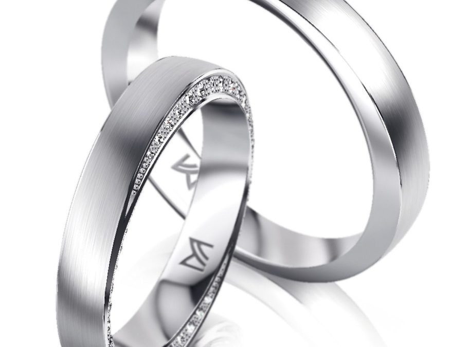 Meister Trauringe 112_9038Weissgold mit Brillanten
