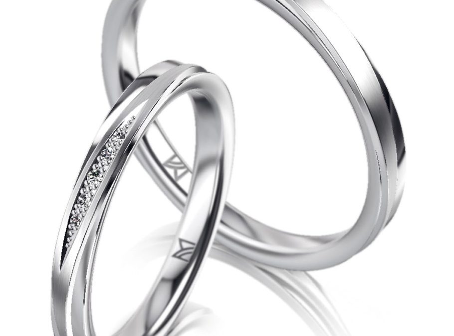 Meister Trauringe 112_9044Weissgold mit Brillanten
