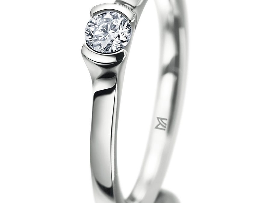 Meister Verlobungsring 111_2147Weissgold mit Brillant