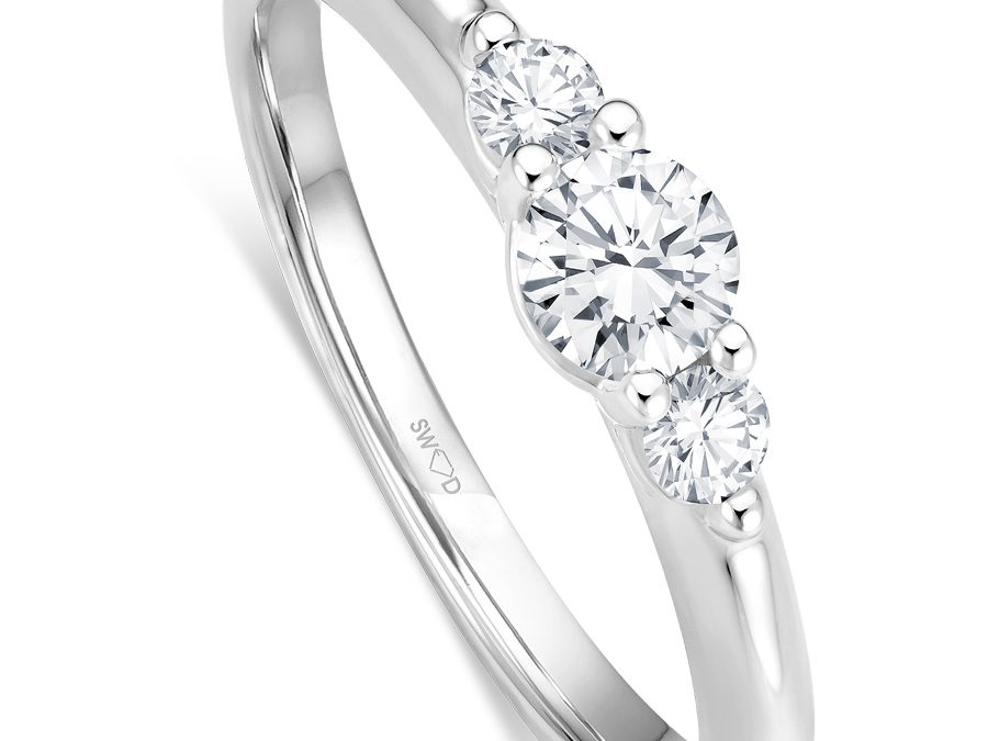 bellaluce Ring R8741_WGWeissgold mit 3 Brillanten