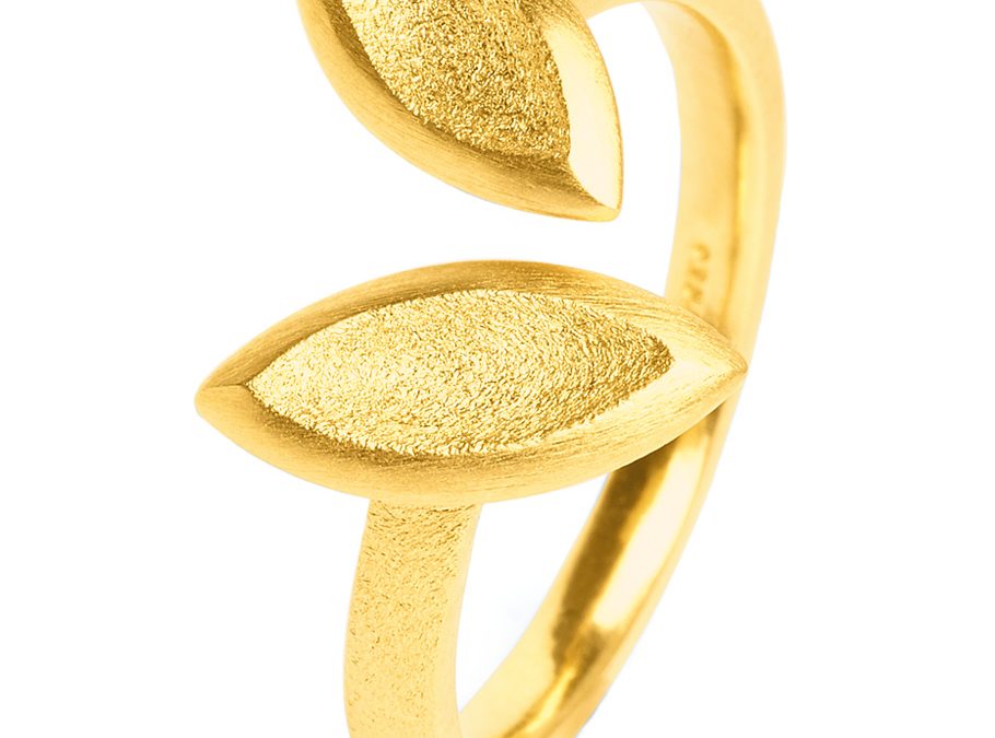 Bernd Wolf Ring 52702506Silber 24ct goldplattiert