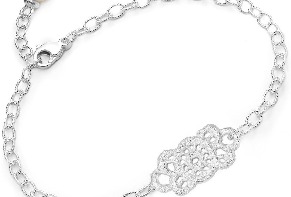 Brigitte Adolph Armkette 2464-AG-SO925 Sterling Silber, Süßwasserperle