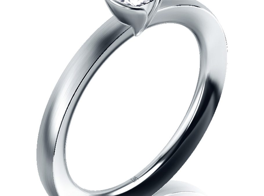 Meister Verlobungsring 111_2140_26Weissgold mit Brillant