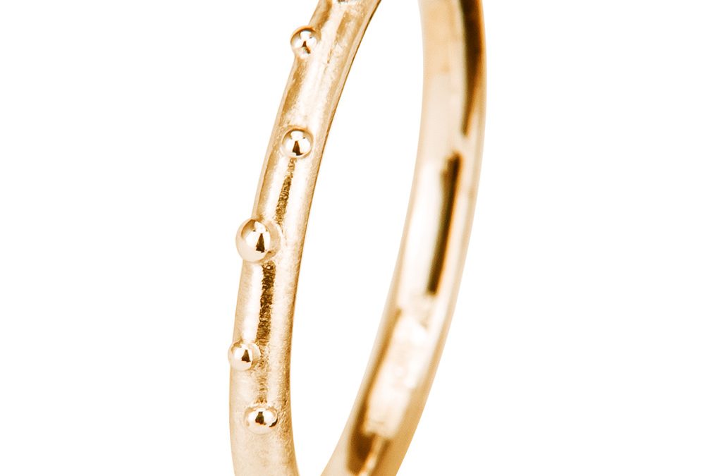 noen Ring 52038RGRotgold, Schiene matt