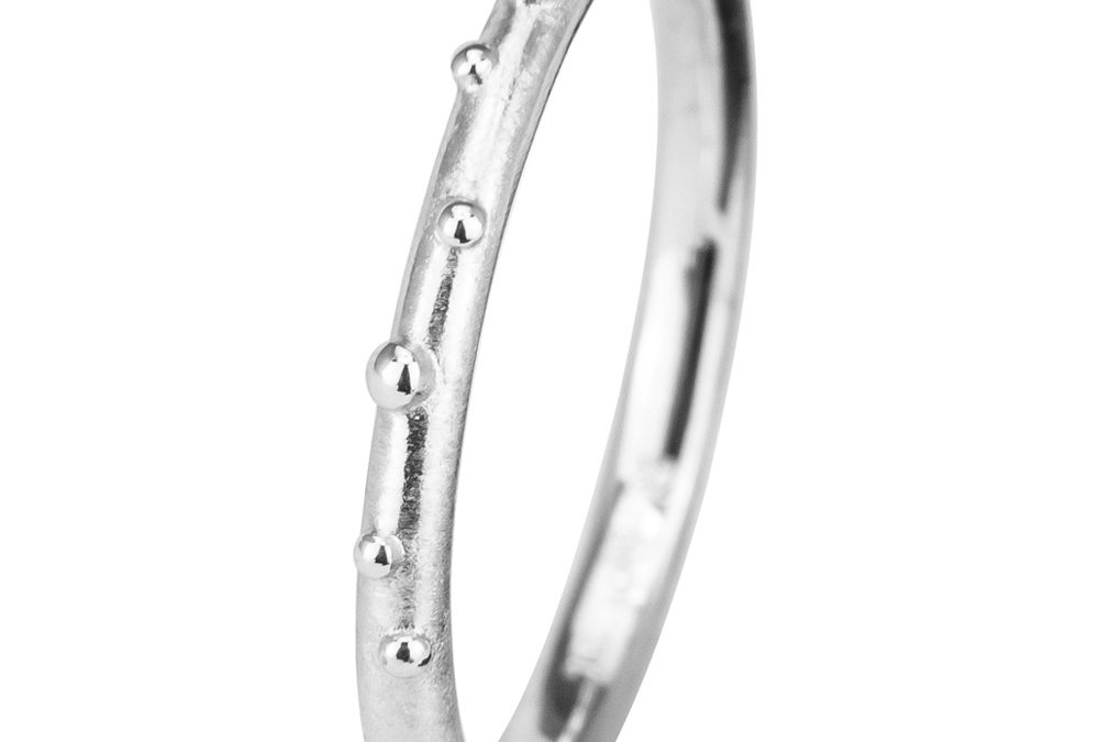 noen Ring 52038WGWeissgold, Schiene matt