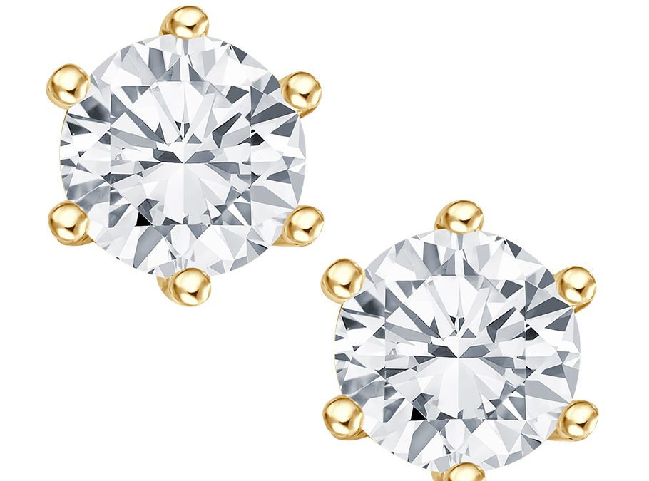 bellaluce Ohrschmuck EH003900Gelbgold mit 2 Brillanten