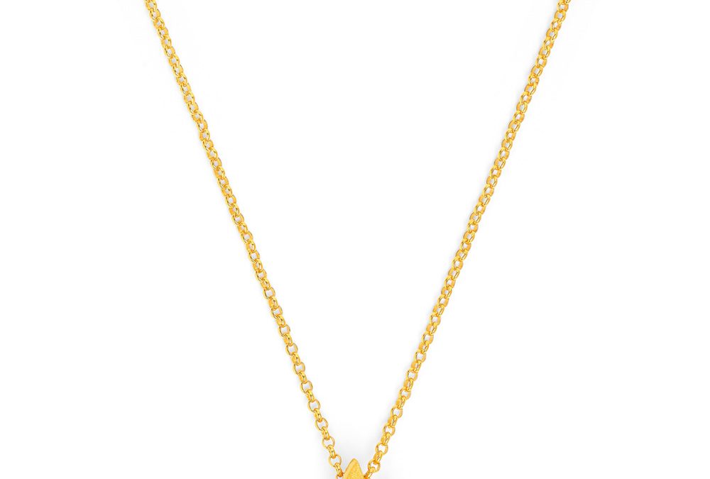 Bernd Wolf Halskette 87622156Silber 24ct goldplattiert, Zirkonia