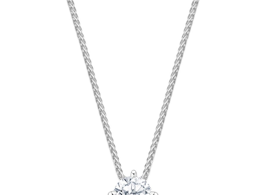 bellaluce Collier B404635Weissgold mit Brillant