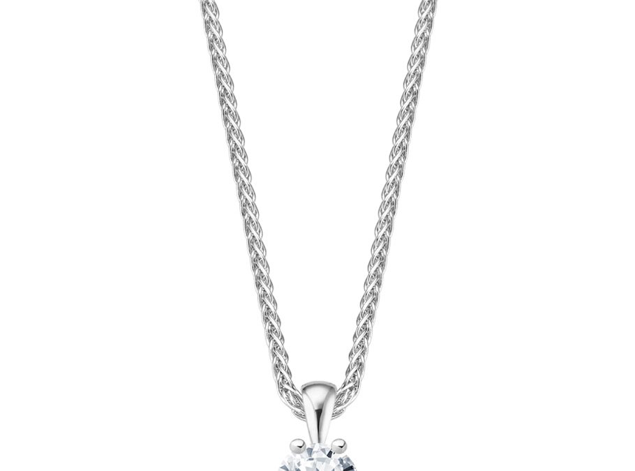 bellaluce Collier B406043Weissgold mit Brillant