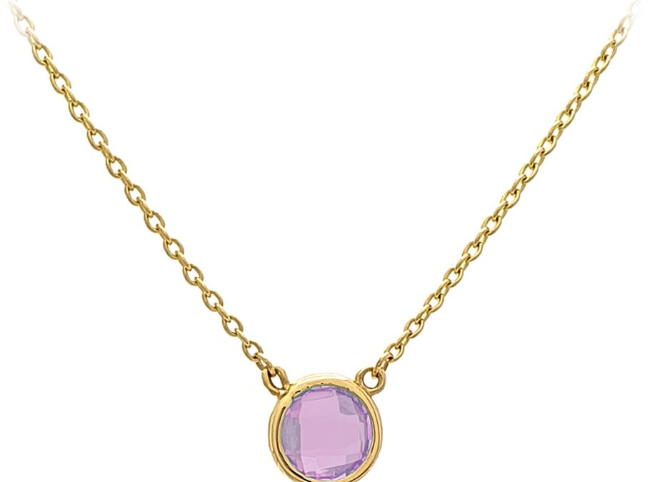 Eugen Rühle Collier 373631271Gelbgold mit Amethyst