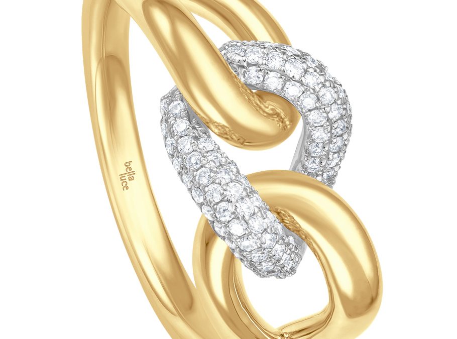 bellaluce Ring Gold Brillanten