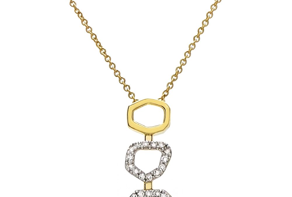 Mio Fallegro Collier 710188563Gelbgold mit Brillanten