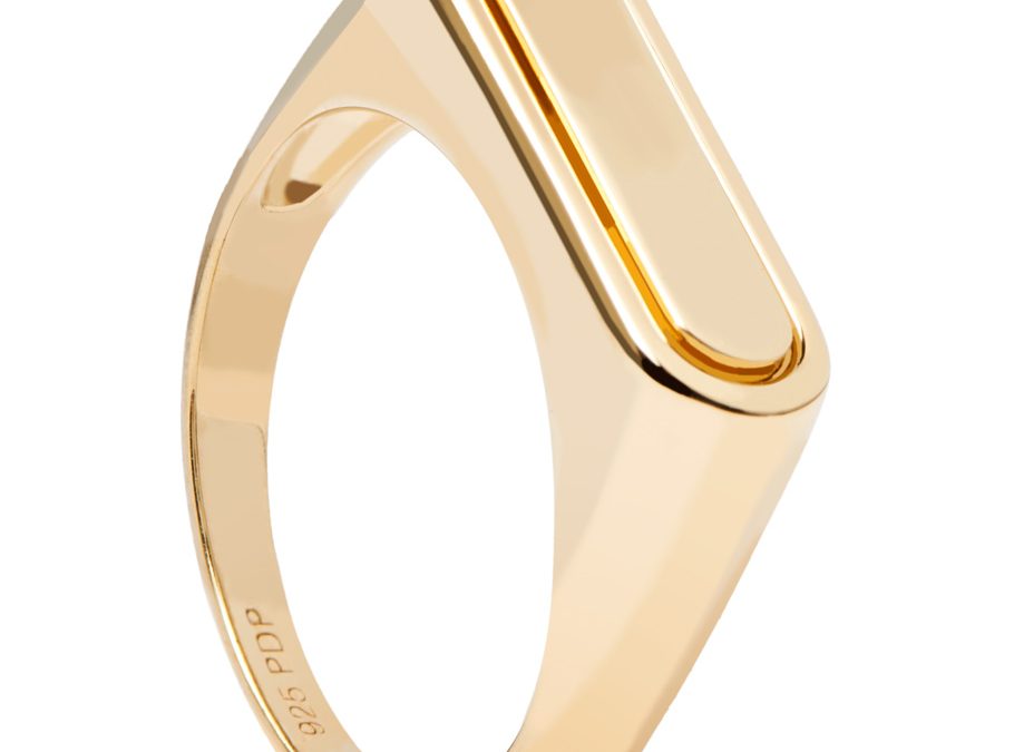 PDPaola Ring AN01-625_V2Silber 18 ct goldplattiert, poliert