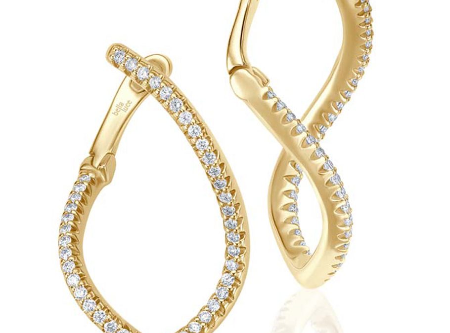 bellaluce Ohrschmuck EH005699Gelbgold mit Brillanten