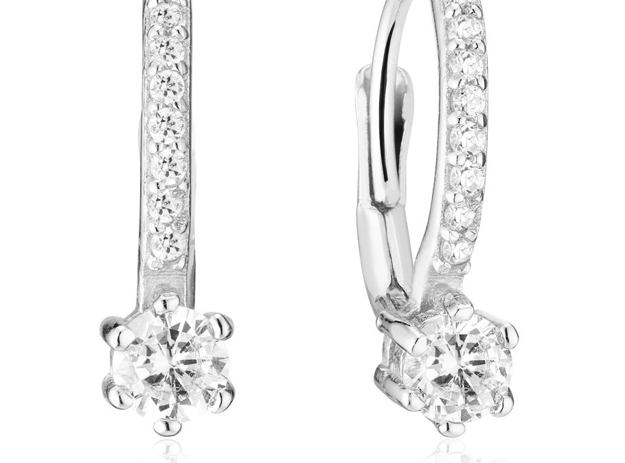 Sif Jakobs Ohrschmuck SJ-E22112-CZ-SS925er Sterling Silber, Zirkonia