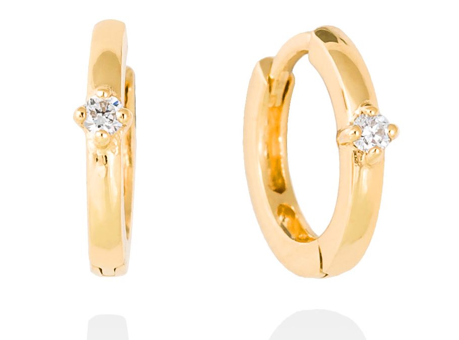 Marina Garcia Ohrschmuck A2589PAGelbgold mit 2 Brillanten