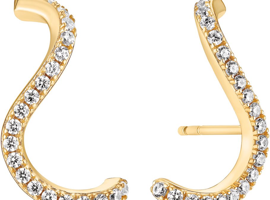 Sif Jakobs Ohrschmuck SJ-E3890-CZ-YGSilber 18ct vergoldet, Zirkonia