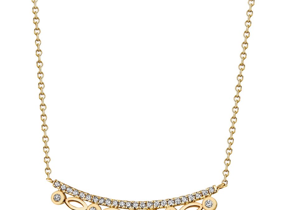 Trautz Halsschmuck 5-09791-1-0008 Gelbgold mit Brillanten