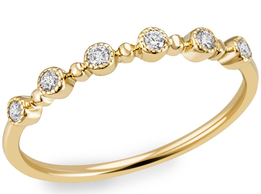 Trautz Ring 1-09786-1-0008Gelbgold mit 6 Brillanten