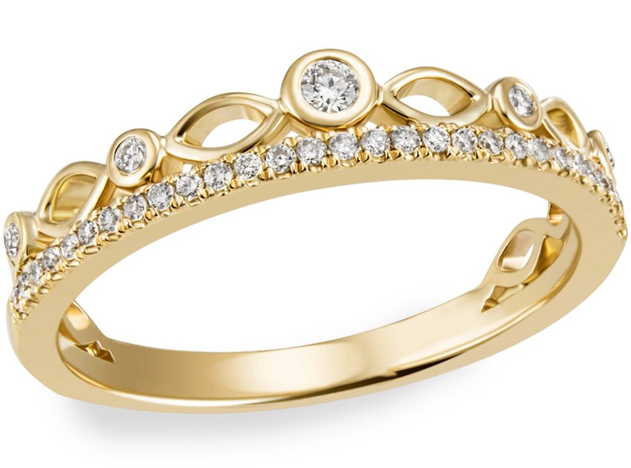 Trautz Ring 1-09791-1-0008Gelbgold mit Brillanten