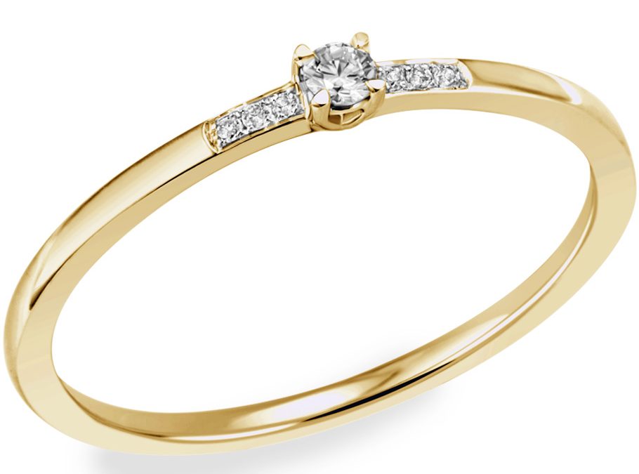 Trautz Ring 1-09814-1-0008Gelbgold mit Brillanten