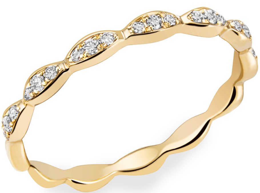 Trautz Ring 1-10091-1-0008Gelbgold mit Brillanten