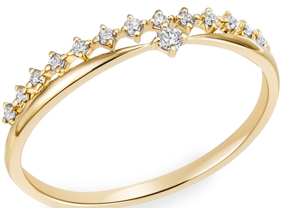 Trautz Ring 1-10252-1-0008Gelbgold mit Brillanten