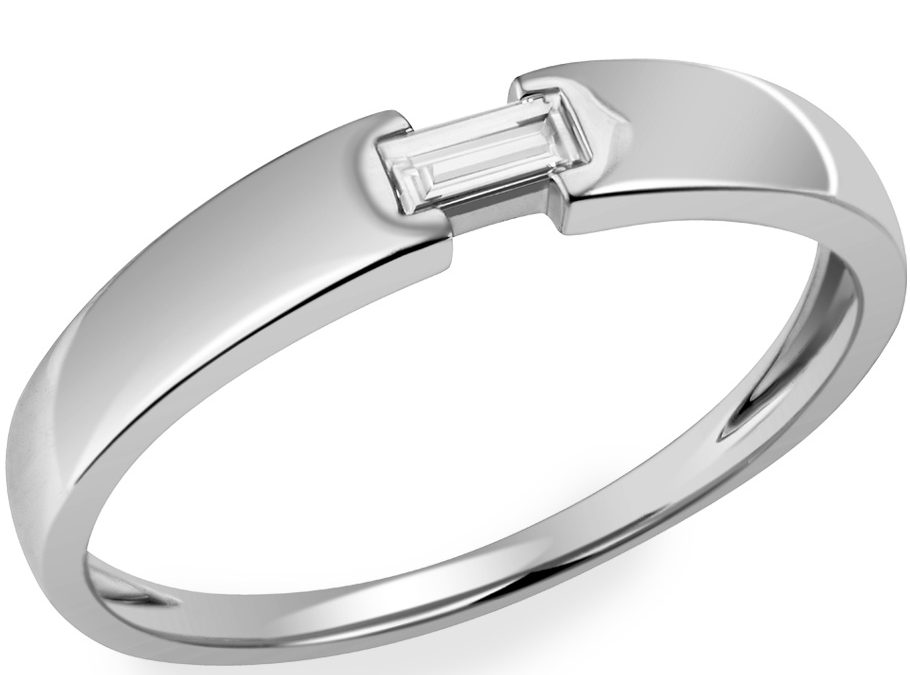Trautz Ring 1-10401-2-0008Weissgold mit Diamant