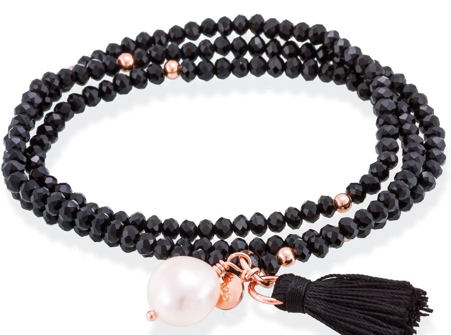 Marina Garcia Zen Armband 90019UP925 Silber rosé, Süßwasserperle, Strasssteine