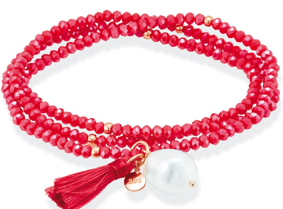 Marina Garcia Zen Armband 90493UP925 Silber rosé, Süßwasserperle, Strasssteine