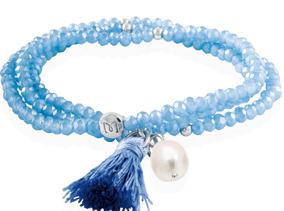 Marina Garcia Zen Armband 91042UP925 Sterling Silber, Süßwasserperle, Strasssteine