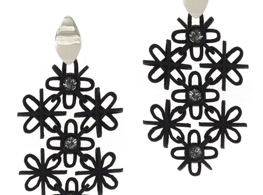Fabnora Ohrschmuck lacePolyamid mit österr. Kristall