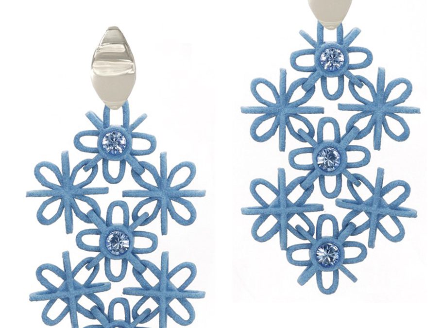 Fabnora Ohrschmuck lacePolyamid mit österr. Kristall