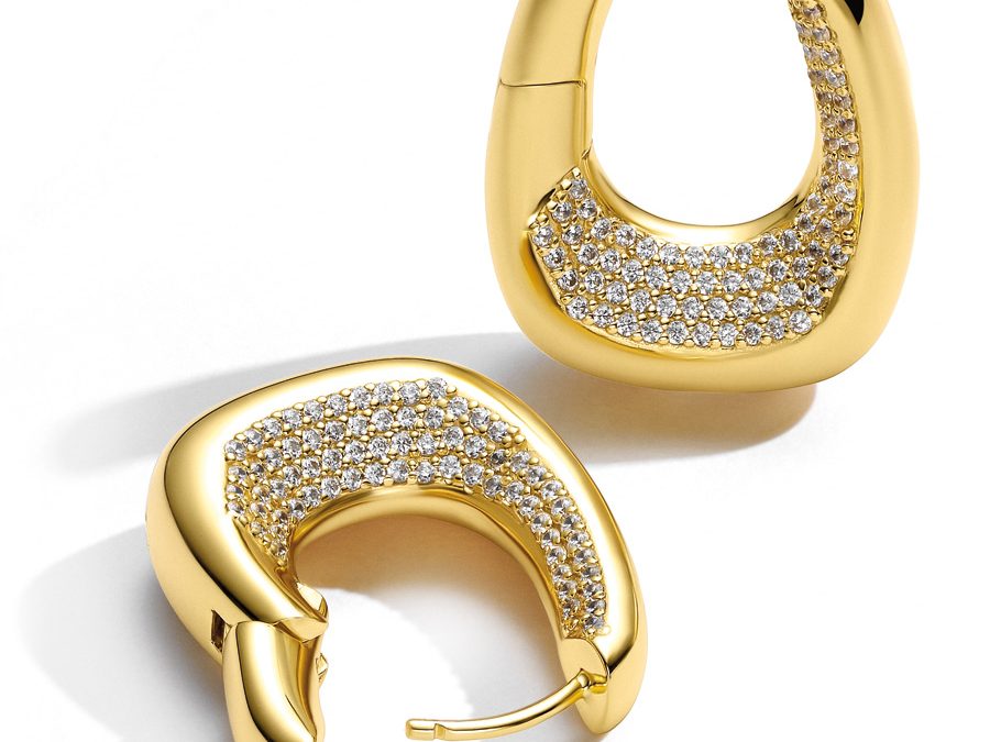 Sif Jakobs Ohrschmuck SJ-E2621-CZ-YGSilber 18ct vergoldet, Zirkonia