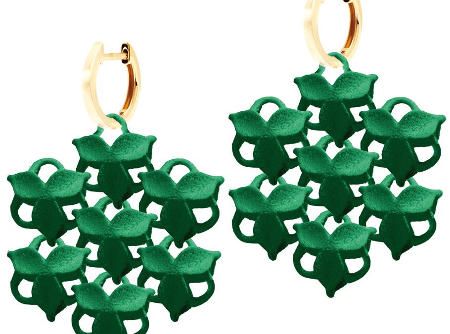 Fabnora Ohrschmuck blossom miniPolyamid mit tauschbarer Creole