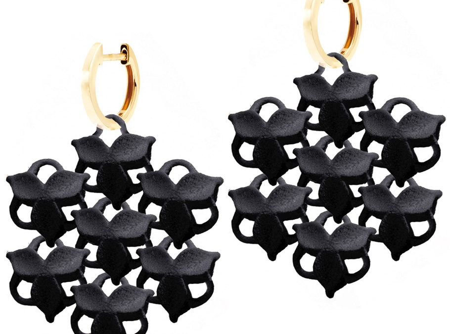 Fabnora Ohrschmuck blossom miniPolyamid mit tauschbarer Creole