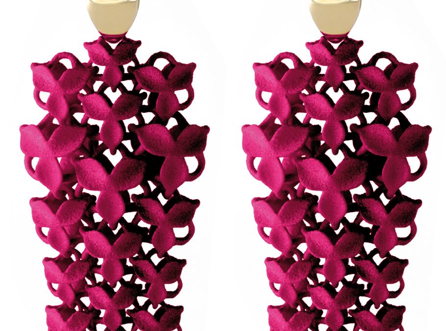 Fabnora Ohrschmuck blossom smallPolyamid mit tauschbarer Creole