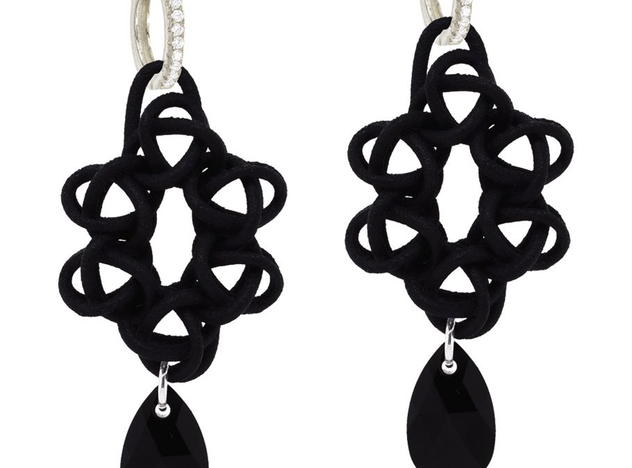 Fabnora Ohrschmuck cosmosPolyamid mit Swarovski