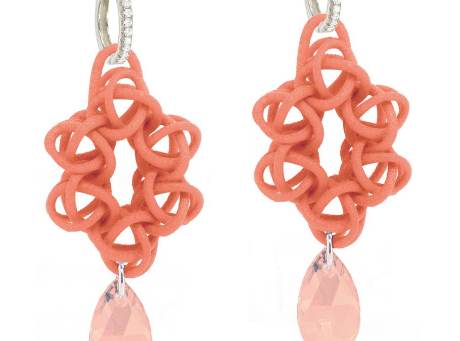 Fabnora Ohrschmuck cosmosPolyamid mit Swarovski