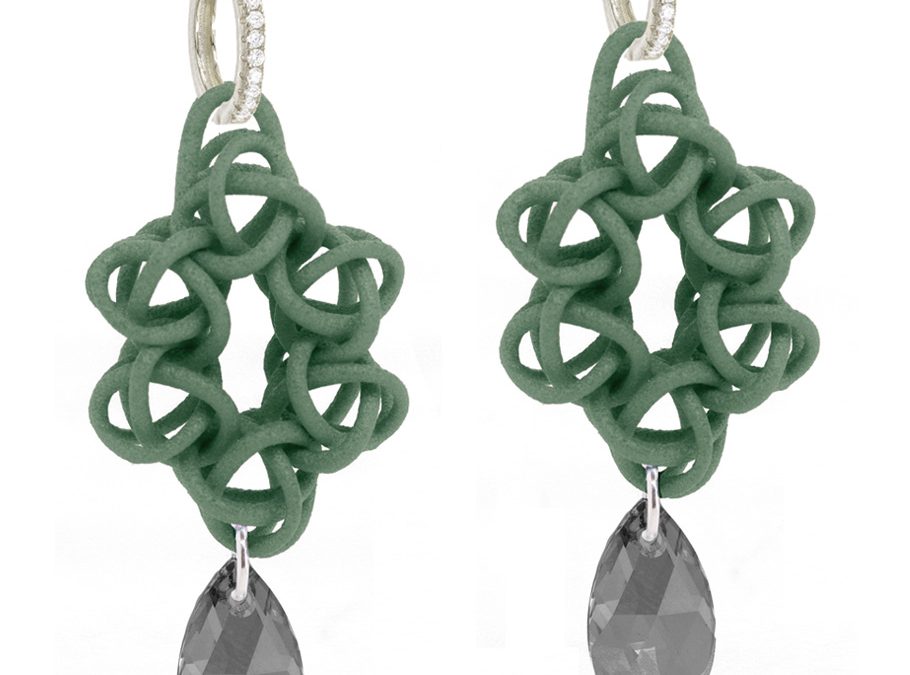 Fabnora Ohrschmuck cosmosPolyamid mit Swarovski