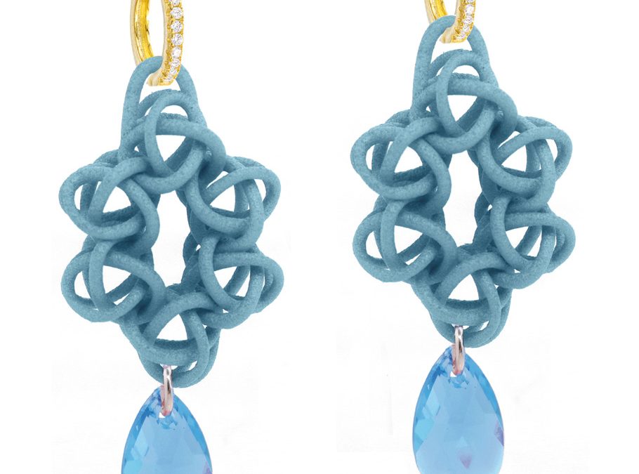 Fabnora Ohrschmuck cosmosPolyamid mit Swarovski