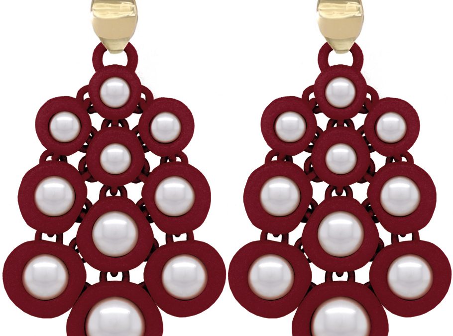 Fabnora Ohrschmuck pearl smallPolyamid, Swarovski-Perlen