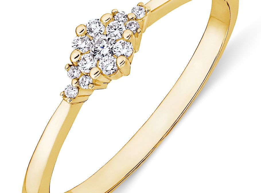 bellaluce Ring EH006156Gelbgold mit Brillanten