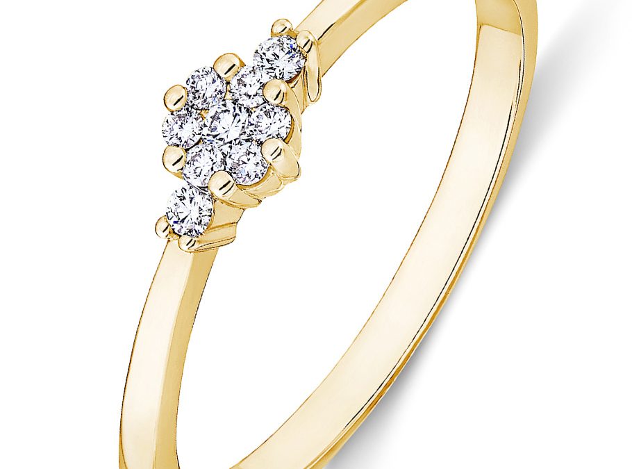 bellaluce Ring EH006158Gelbgold mit Brillanten