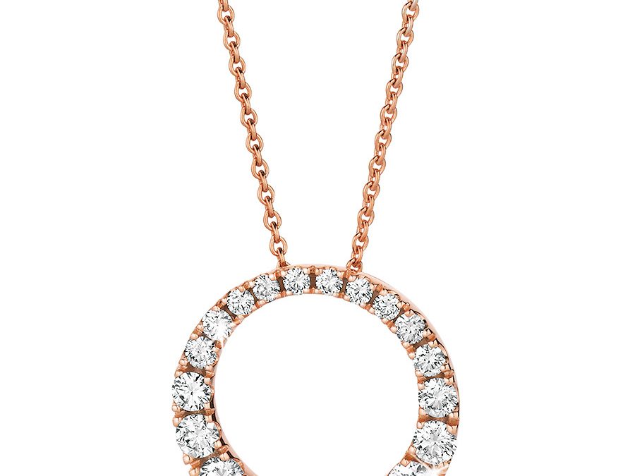 noor Halskette 15722-750-R5Rotgold mit Brillanten