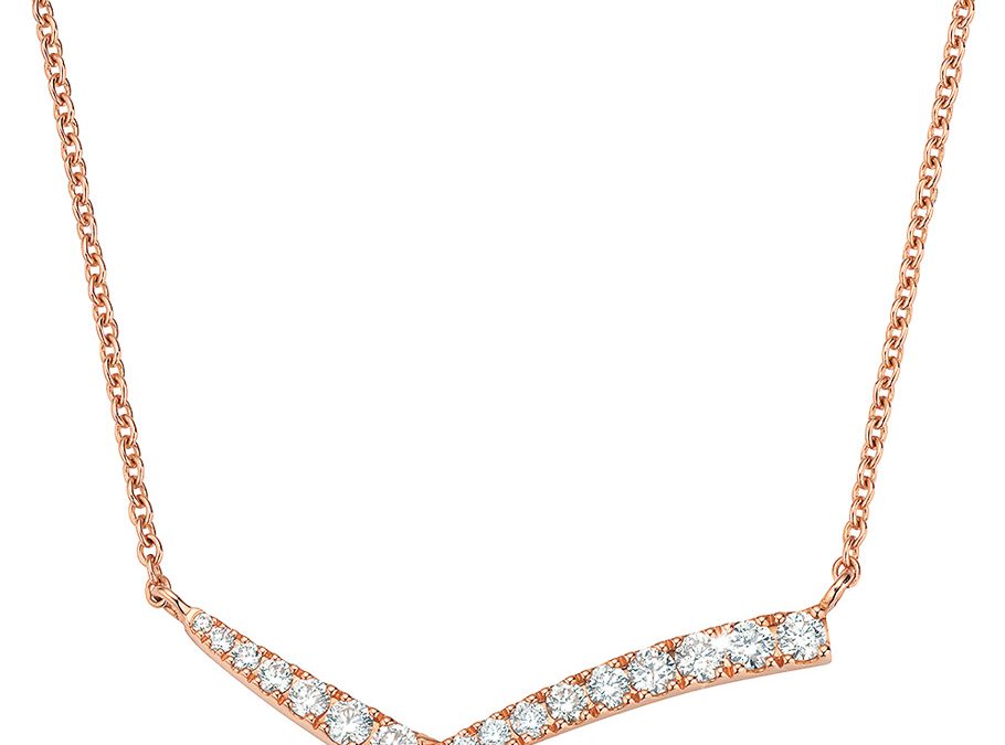 noor Halskette 15938-000-R7Rotgold mit Brillanten