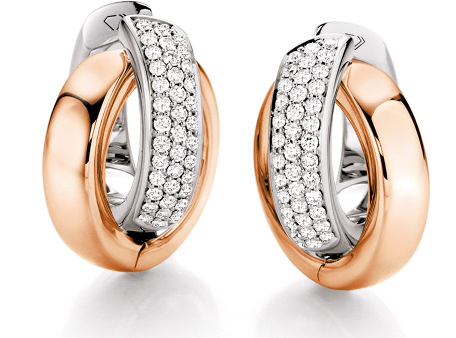 noor Ohrschmuck 14853-000-M7Rot- und Weissgold mit Brillanten