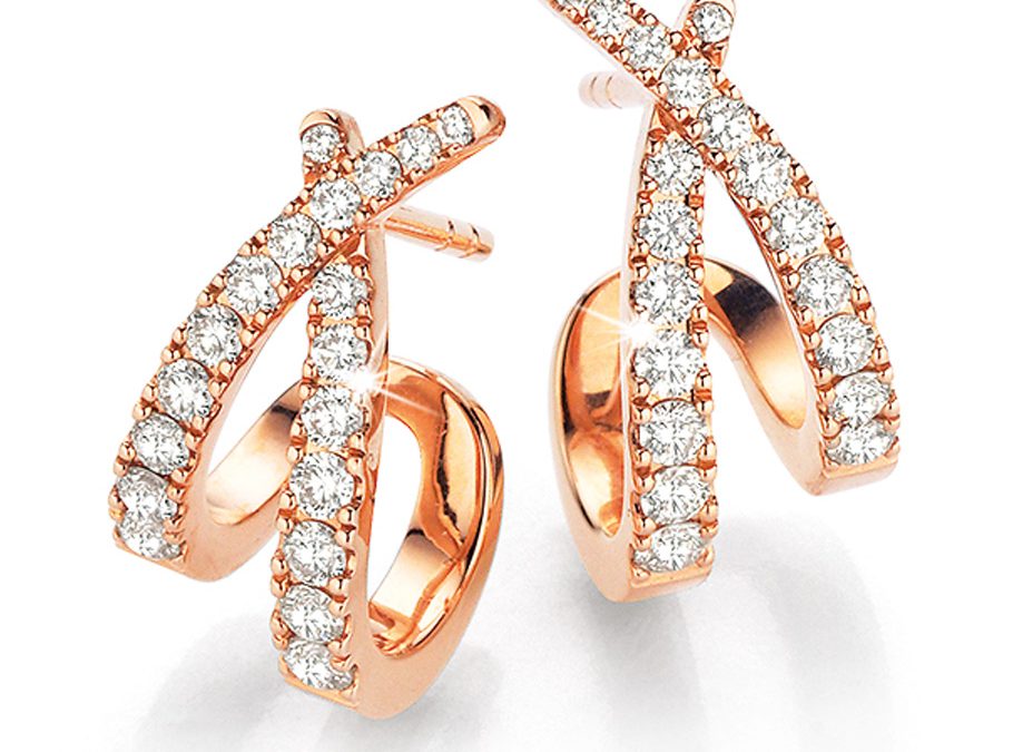 noor Ohrschmuck 15939-000-R7Rotgold mit Brillanten